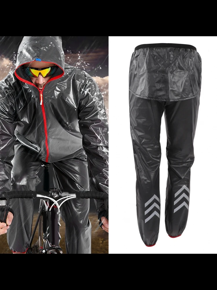 AliExpress NONE Rainproof Pants Reflective Rain Pants Waterproof Rain Over Pants Rainproof Reflective Trousers for Labor Outdoor Cycling Sports
