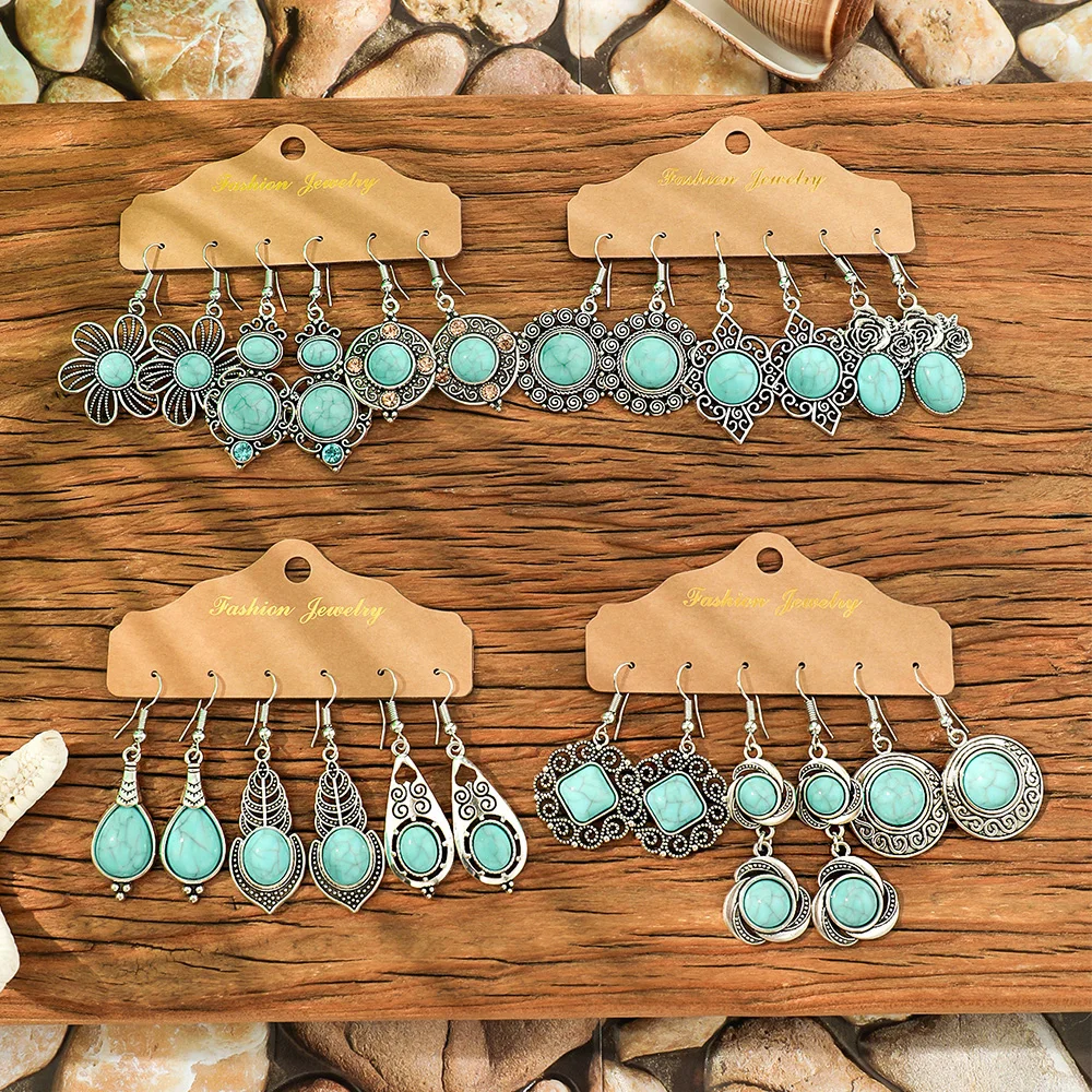 Ethnic Style Drop Earrings wit - Ethnic Fashion Wear For Women 评论和价格