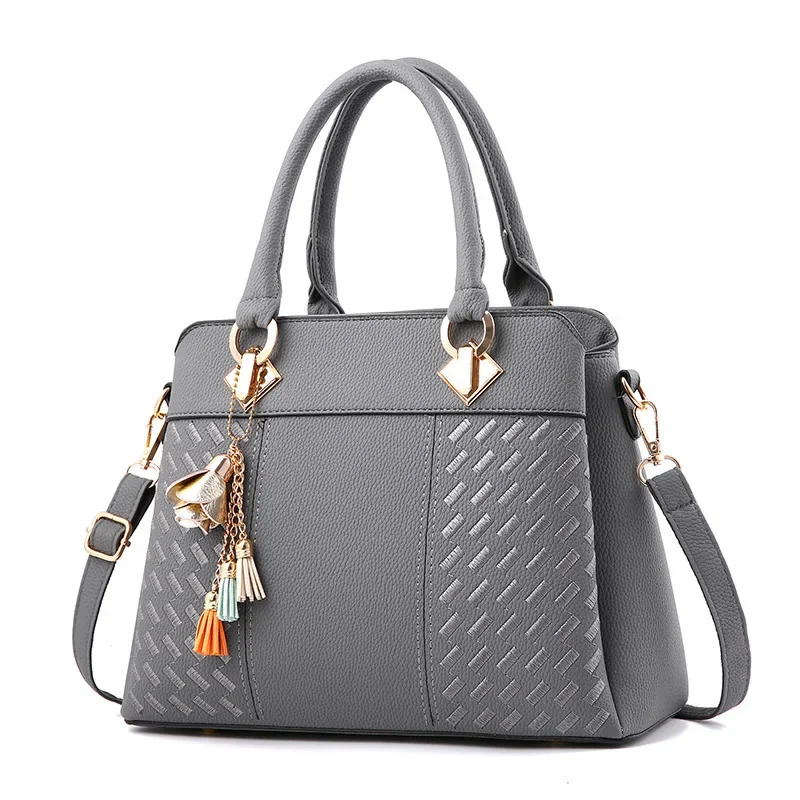 2022 Spring Summer New Handbag Women's Korean Style Single Shoulder Slant Cross Large Bag Soft Top-handle Bags Explosion Model