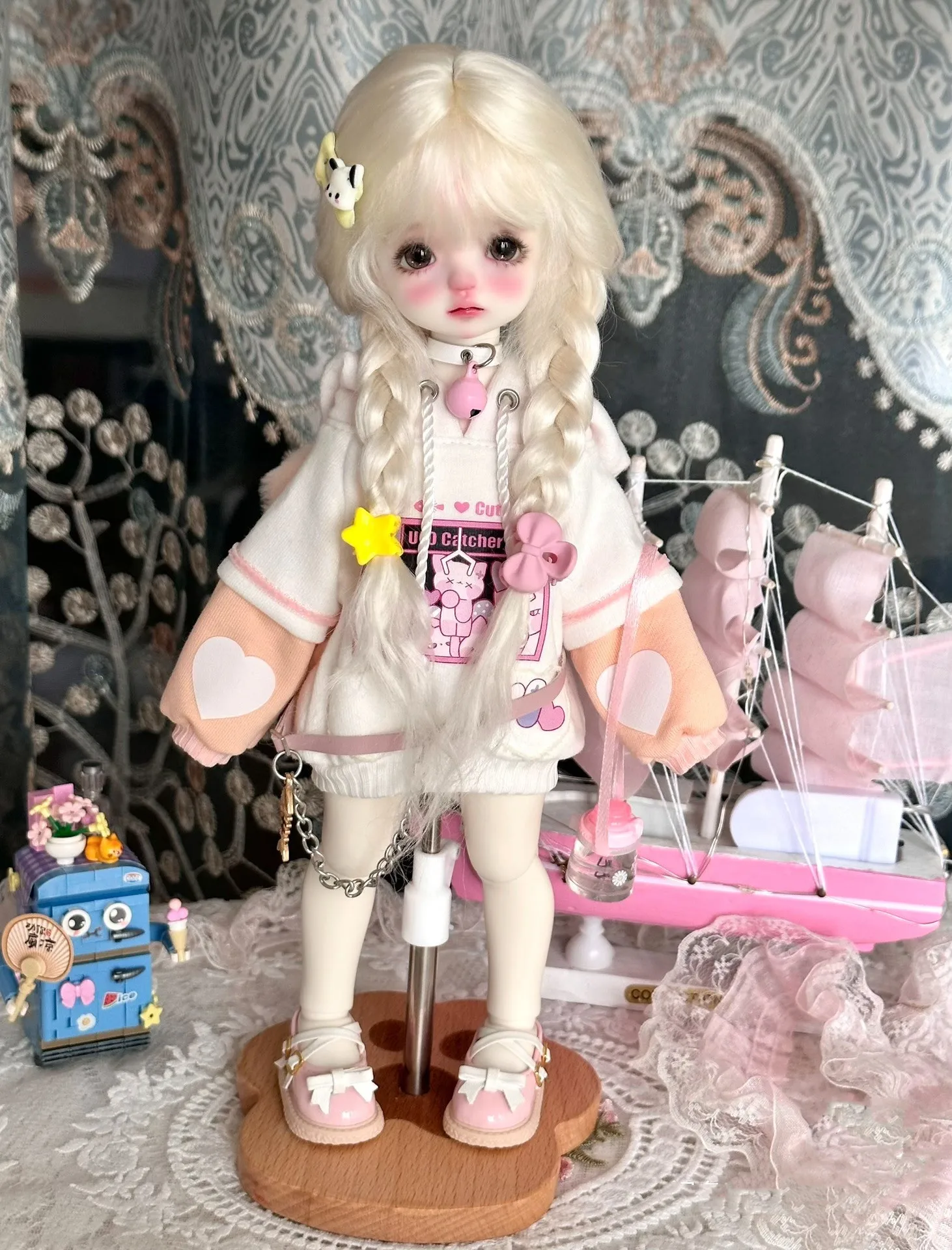 

Волосы для куклы 1/6 BJD, волосы куклы, парик из мохера