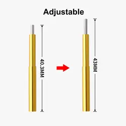 Adaptador válvula A/V Schrader para horquilla de bicicleta aluminio