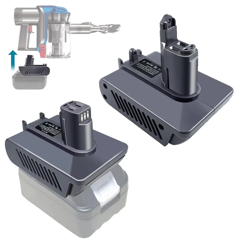 Adapter for Makita 18V Li-ion Battery Convert To for Dyson Type A / Type B Battery for Handheld Cordless Vacuum Cleaner Use