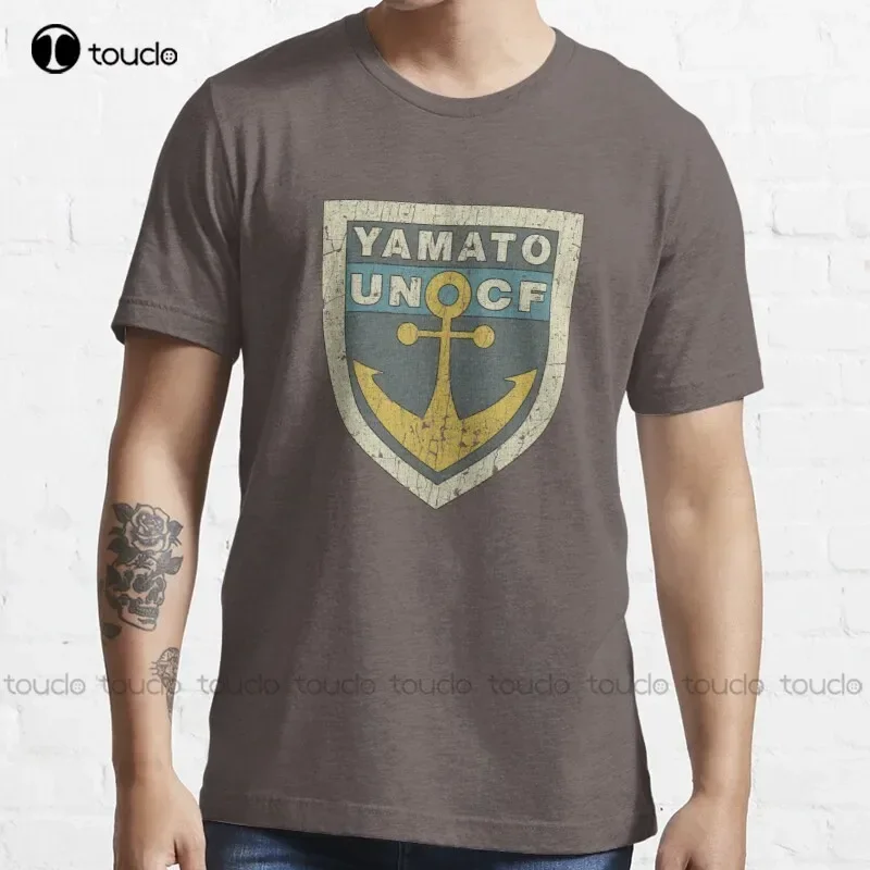 New United Nations Cosmo Force Yamato Patch T-Shirt Mens Tee Shirts
