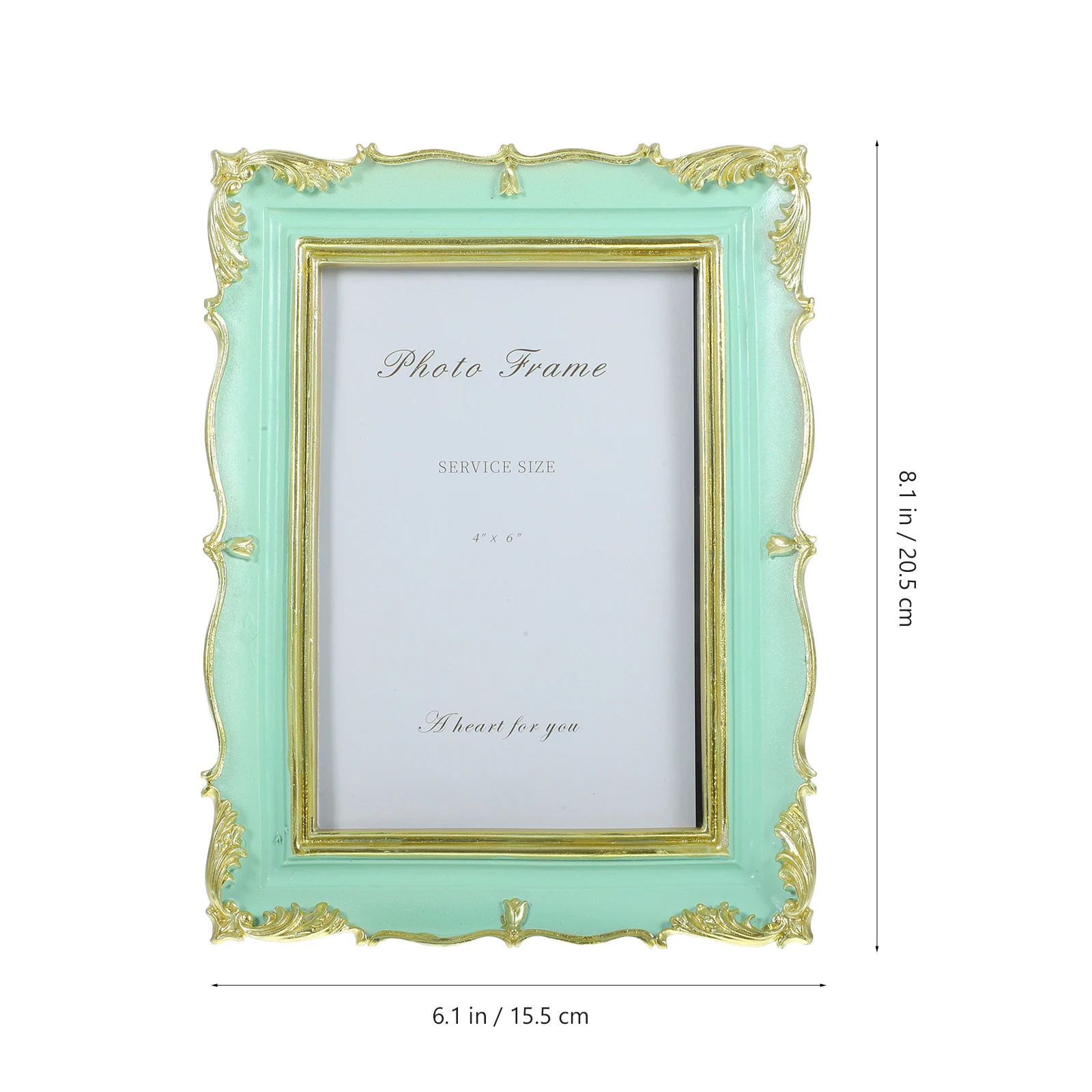 

Resin Picture Vintage Style Decorative European Home Display Frame For Bedroom Wall Tabletop Gift Household Retro Frame