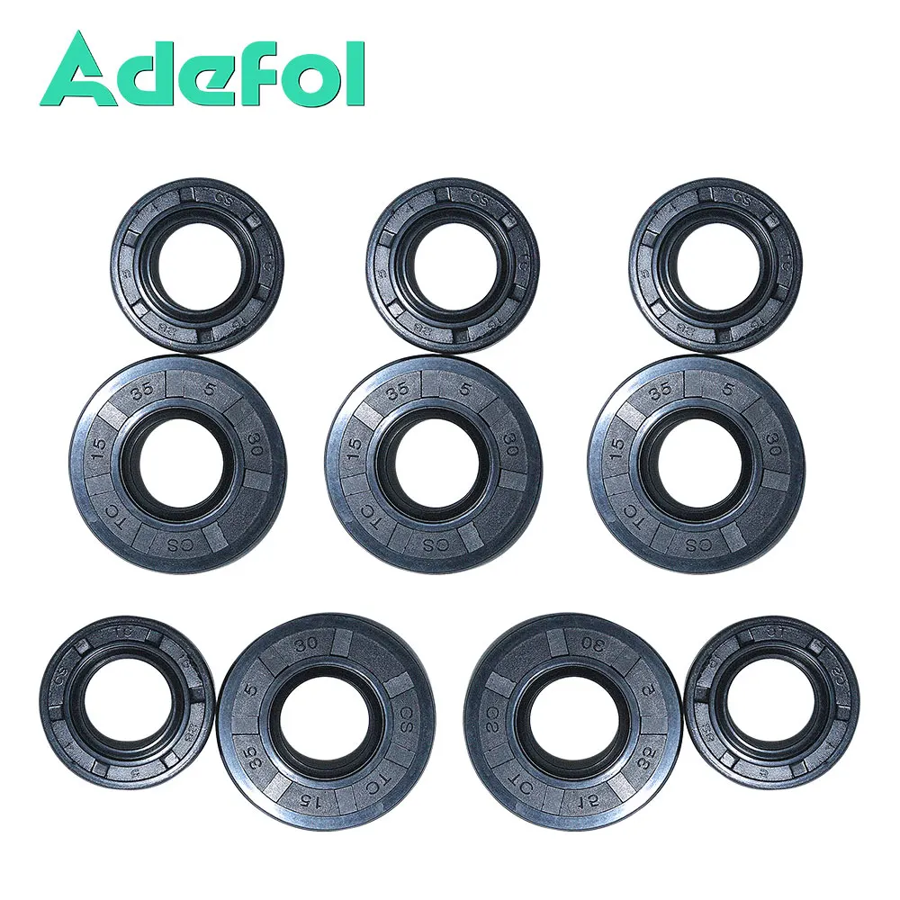 Conjunto de Vedação Óleo Motosserra para 4500 5200 5800 45cc 52cc 58cc Jardim Ferramenta Peças Acessórios Gasolina Peças 28 mm 35 mm