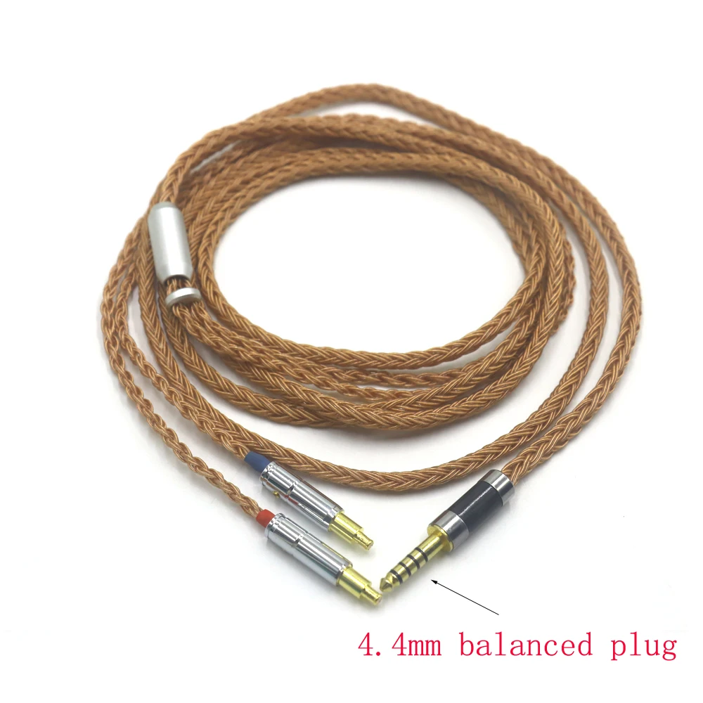 16 Core 99% Copper Plated Earphone Cable For  A2DC ATH MSR7B SR9 AWAS AWKT WP900 ES750 ES770H ESW990H ESW950