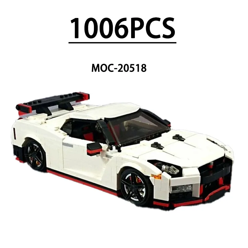 MOC-20518 Building Blocks Super Sports Car Racing Model 1006 Pieces Children’s Educational Birthday Christmas New Year Toys Gift