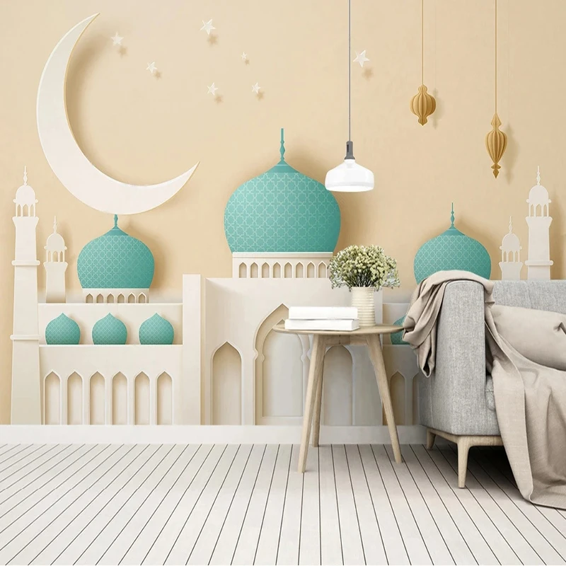 Nordic Hand Drawn City Building Custom Photo Wallpaper Mural Wall Covering Dining Room Living room Home Decor Papel De Parede 3D