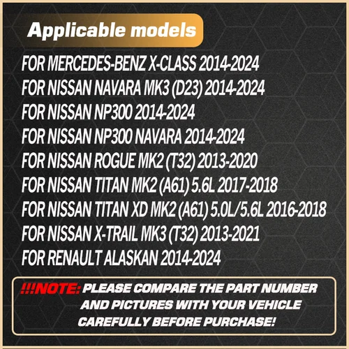 Imagen 2 del producto 1/4 Uds Sensor de aparcamiento PDC para mercedes-benz Clase X Nissan Navara Nissan NP300 Nissan Rogue Nissan Titan x-trail Renault Alaska