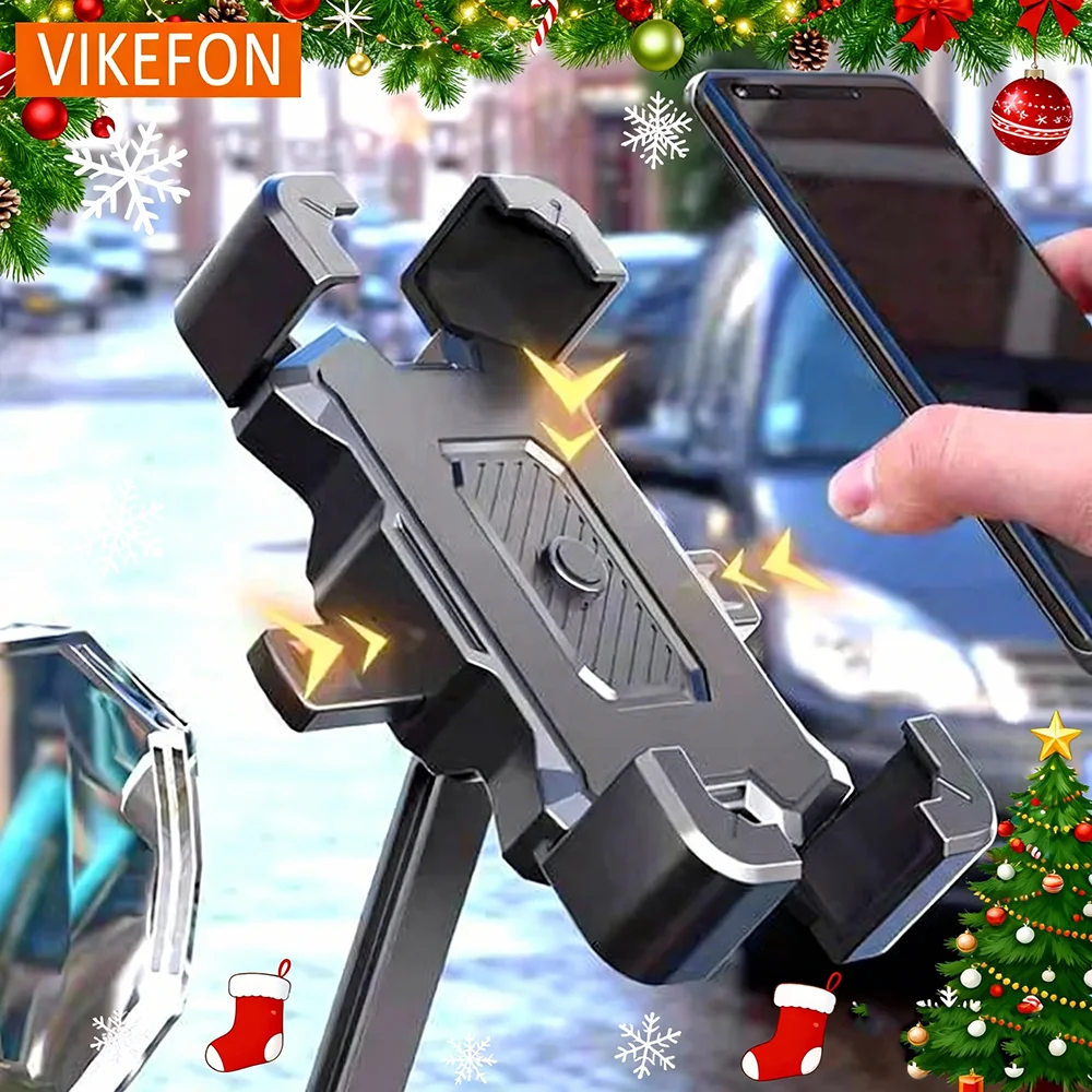 Bicycle Phone Holder 360° Rotatable Electric for iPhone Xiaomi Riding MTB Bike Moto Motorcycle Stand Bracket Non-slip Cycling