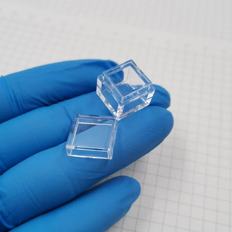 

10pcs Acrylic Cases for Element Cube Cube Shape Clear Boxes Collection Storage Small Size 14mm for 10mm Element Cubes