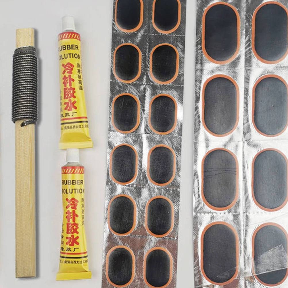 

1 комплект, велосипедный клей, набор заплат для велосипедных шин, инструменты для ремонта велосипедных шин, патчи для ремонта внутренней трубки, комплект заплат для велосипедов, легкий портативный