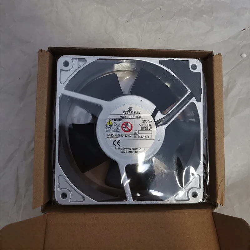 

Fan UP12D20 200V cooling 0.06A 120x120x38MM 67.1CFM 1238 fan 12cm fan axial fans