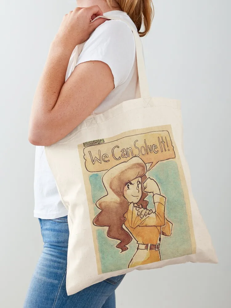 

We can solve it! - Emmy Tote Bag canvas tote bag free delivery bags reusable grocery bags Women's shopper bag