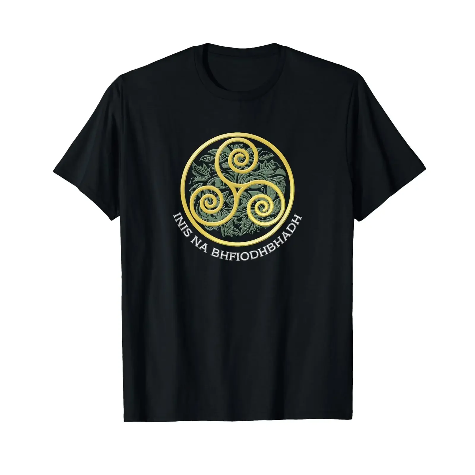 Triskelion First Name of Ireland Irish Gaelic St Paddy's Day T Shirt vintage Washed Versatile Top For Everyday Wear Soft Casual