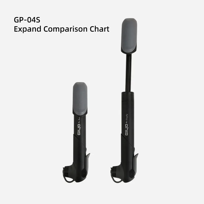 Giyo Bicycle Pump Road Bike Mountain Bike Pump Balance Bike Mini Portable Pump GP-04S For Presta And Schrader Valves