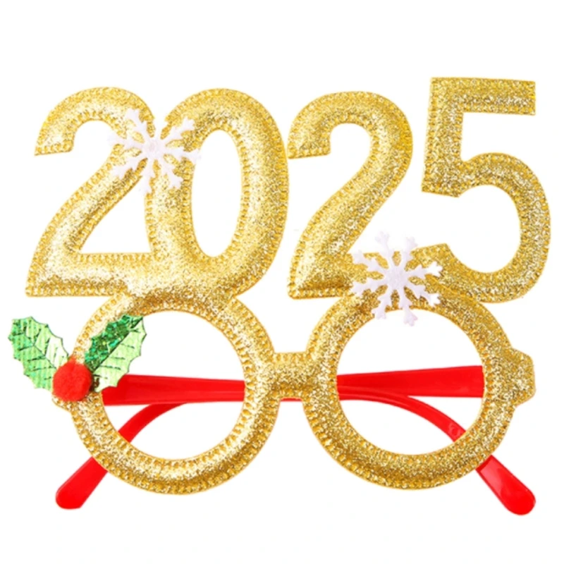 Erwachsene Kinder 2025 Digitals Rahmen Brille Neujahr Festival Fotografie Requisiten Party Brillen für Frauen Männer Jungen