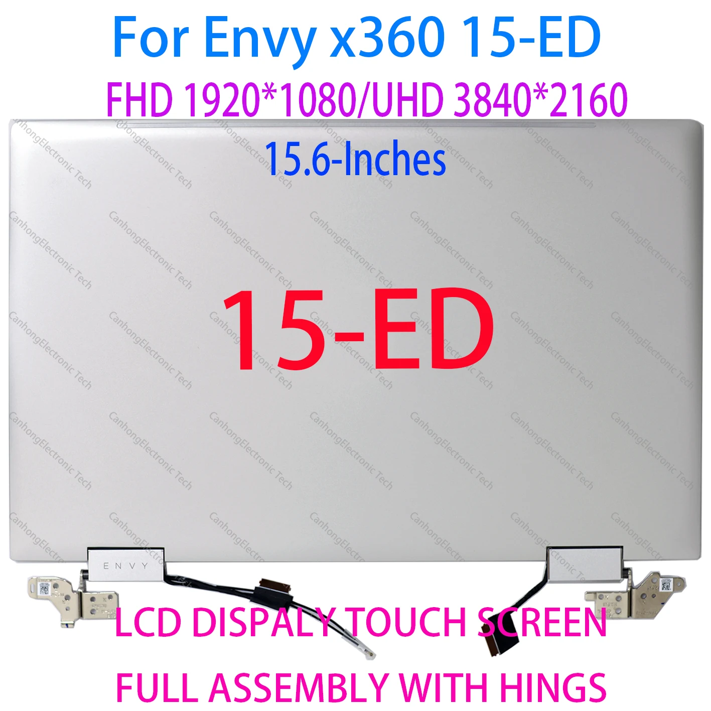 For HP ENVY x360 15-ED 15.6'' FHD LCD SCREEN With Touch Digitizer Replacement Assembly 15-ed0002nc 15-ed0003tu 15-ed0004nw