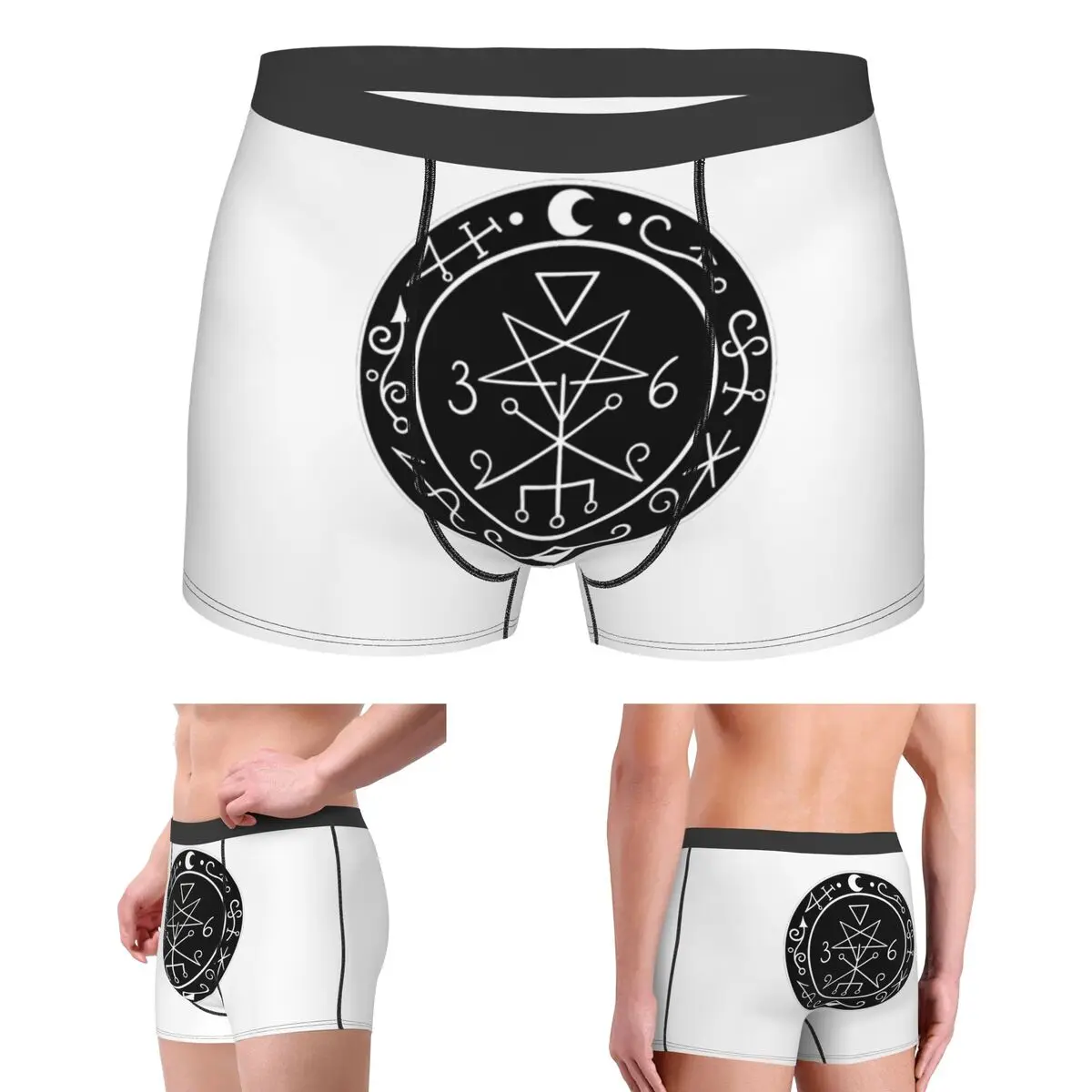 

Boxer Underpants Shorts Lilith Sigil (1) Panties Men Comfortable Underwear for Homme Man Boyfriend Gift