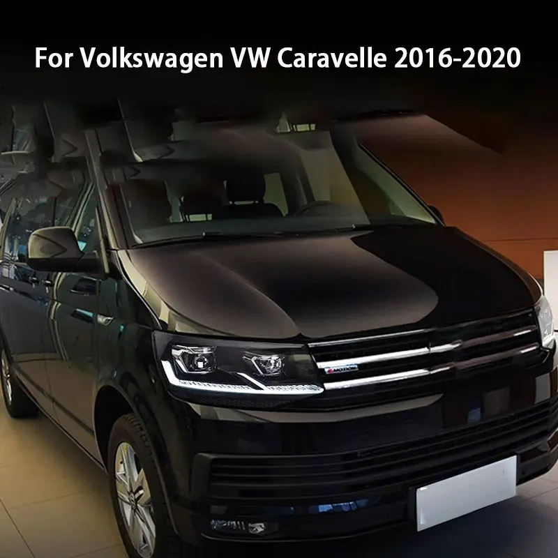 

Car Lights For Volkswagen VW Caravelle 2016-2020 Headlights Modification Multivan T6 LED DRL Head Lamp Turn Signal Accessories