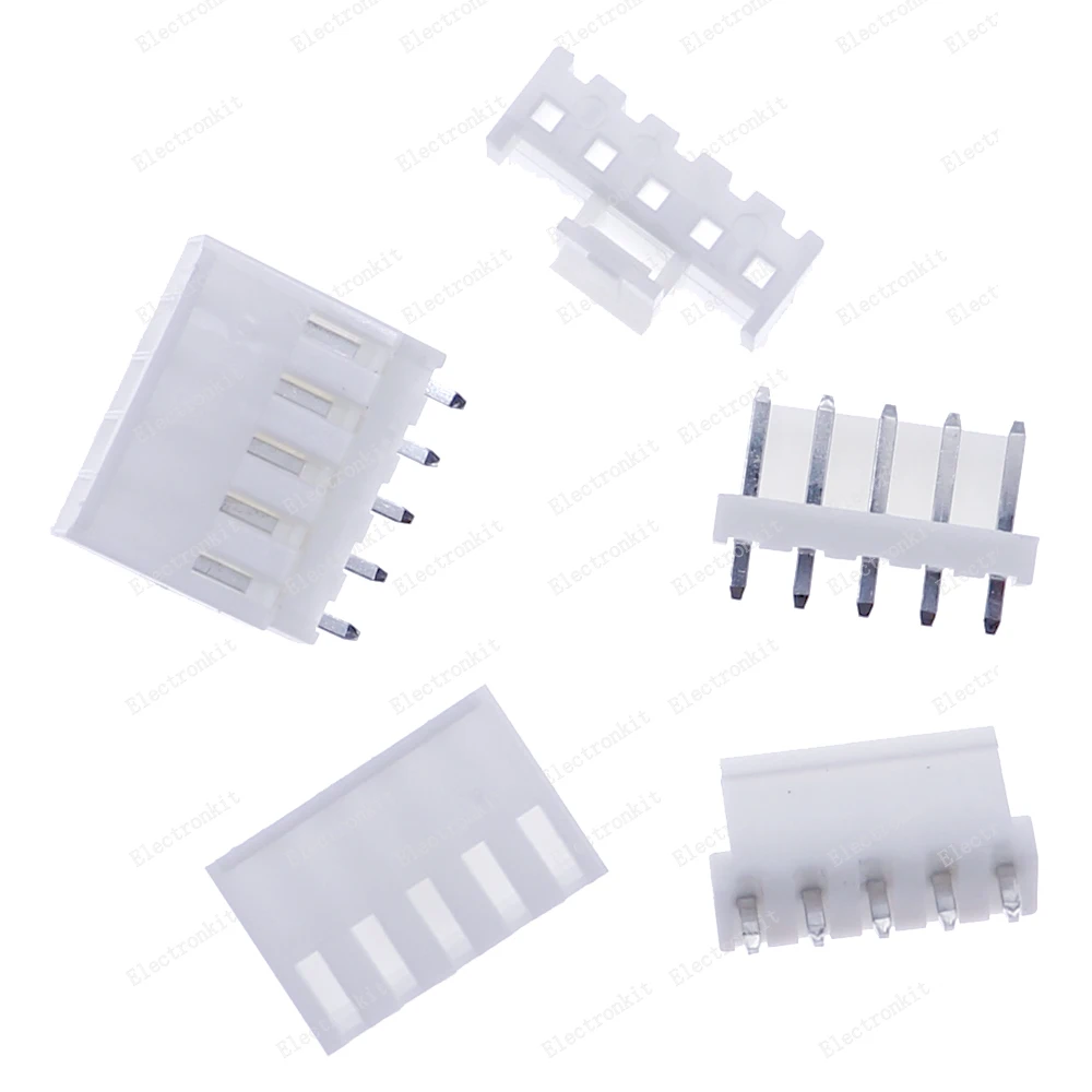 180 Buah 2P 3P 4P 5 Pin VH3.96mm Pitch Terminal Perumahan Pin Header Terminal Konektor Kotak Mixde Kit Konektor