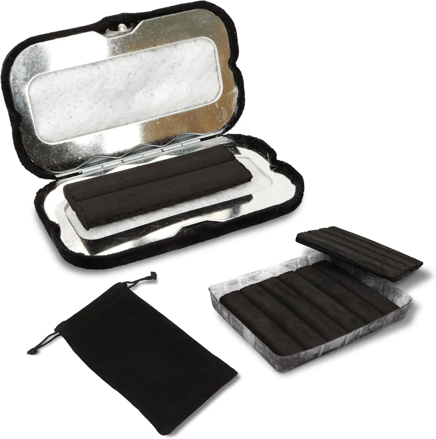 

Многоразовая угольная грелка для рук с 12 топливными стержнями, портативные карманные грелки для активного отдыха на природе