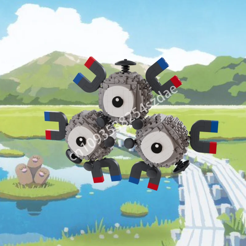 

524 шт. MOC Magneton Pocket Pets Building Blocks STEM Рождественская игрушка Подарок STEM логическое мышление Рождественская игрушка в подарок