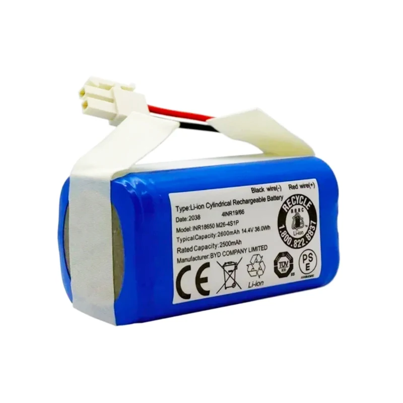 Original  3500mah 14.8V  Lithium Battery For ILIFE A4 A4s V7 A6 V7s Plus Robot Vacuum Cleaner INR18650 M26-4S1P battery