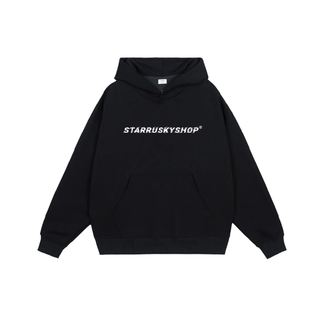 A trendy brand letter graphic hoodie Pure Cotton Spring And Autumn Luxury Niche Brand Fashion Men's And Women's Y2K Hoodie