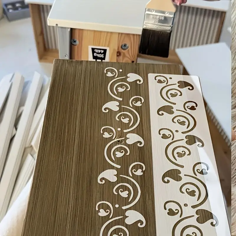 12pcs/set Flowers, Grass, Trees, And Plants Suitable For DIY Crafts, Wood, Walls, Canvas, Paper, Stencil Painting