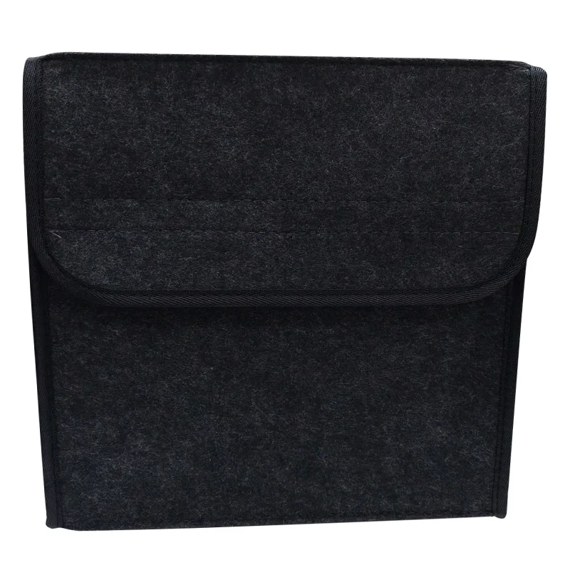 Auto grey medium size car felt storage box car storage bag enlarged and thickened soft felt storage box household storage box 3