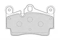 Codice negozio: FDB1627 per freno posteriore BALATASI 18INC CAYENNE 3,2 10 / 03 TOUAREG 3,2 V6 5,0 V10 TDI 10 / 02