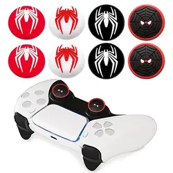 Capuchon de poignée de manette de jeu en silicone, capuchon de manette, housse de manette coordonnante, accessoires pour Playstation 5, XBOX, PS5, 4 pièces