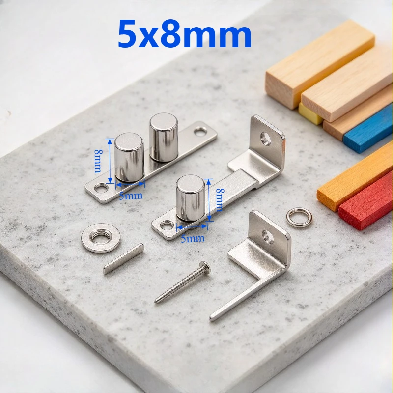 5x8mm N35 Small Round Neodymium Magnet Strong Rare Earth Magnets for DIY Handmade Fridge Decor Model Making 5*8mm