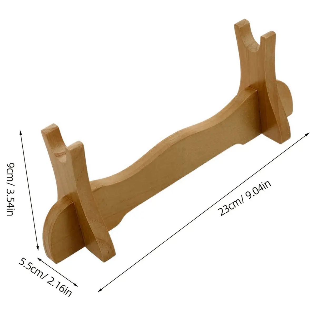 Wooden Rolling Pin Display Holder Rolling Pin Storage Rack for Baking Cookie Pie Crust Kitchen Countertop Tool Organizer