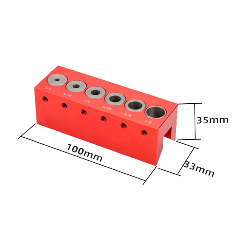 Imagem -06 - Guia de Perfuração Portátil Drill Guides Carpentry Tool Doweling Jig Autocentramento Vertical Drilling Guide Hole Locator