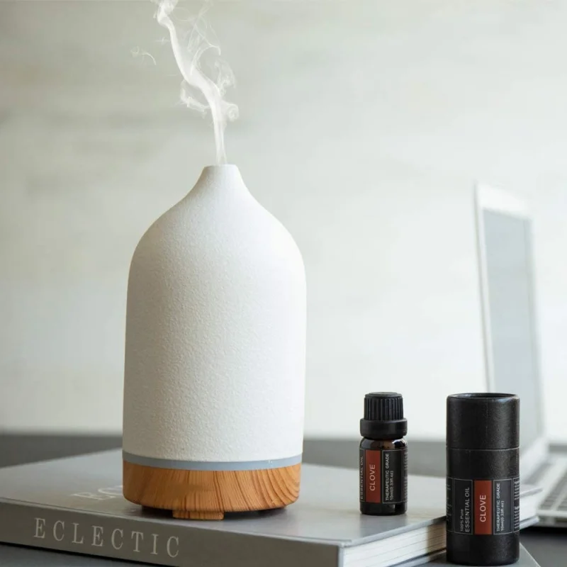 100ml ceramic humidifier essential oil aroma diffuser ceramic fragrance machine household ceramic