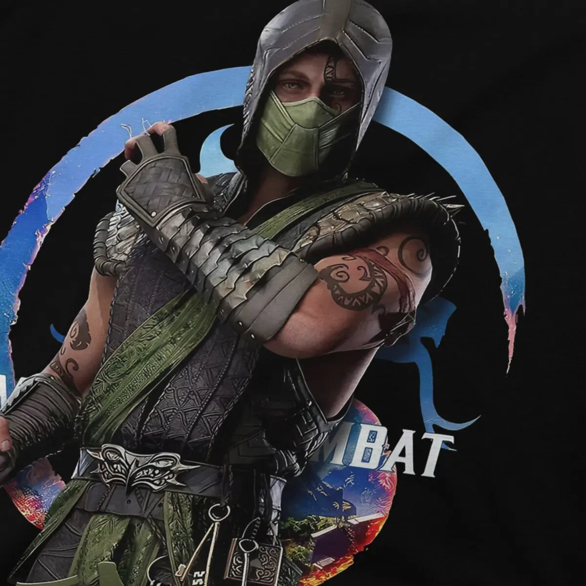 Reptile 2023 T Shirt Men Funny T-Shirts Round Neck Mortal Kombat Mk Games Tee Shirt Short Sleeve Tops Party