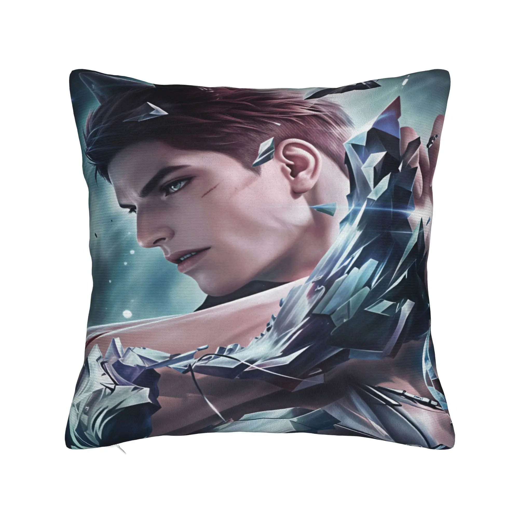Pillow Cover V-Valko L-Love and Deepspace  Kawaii Pillow Case For Sofa Car Home Decor Pillowcases