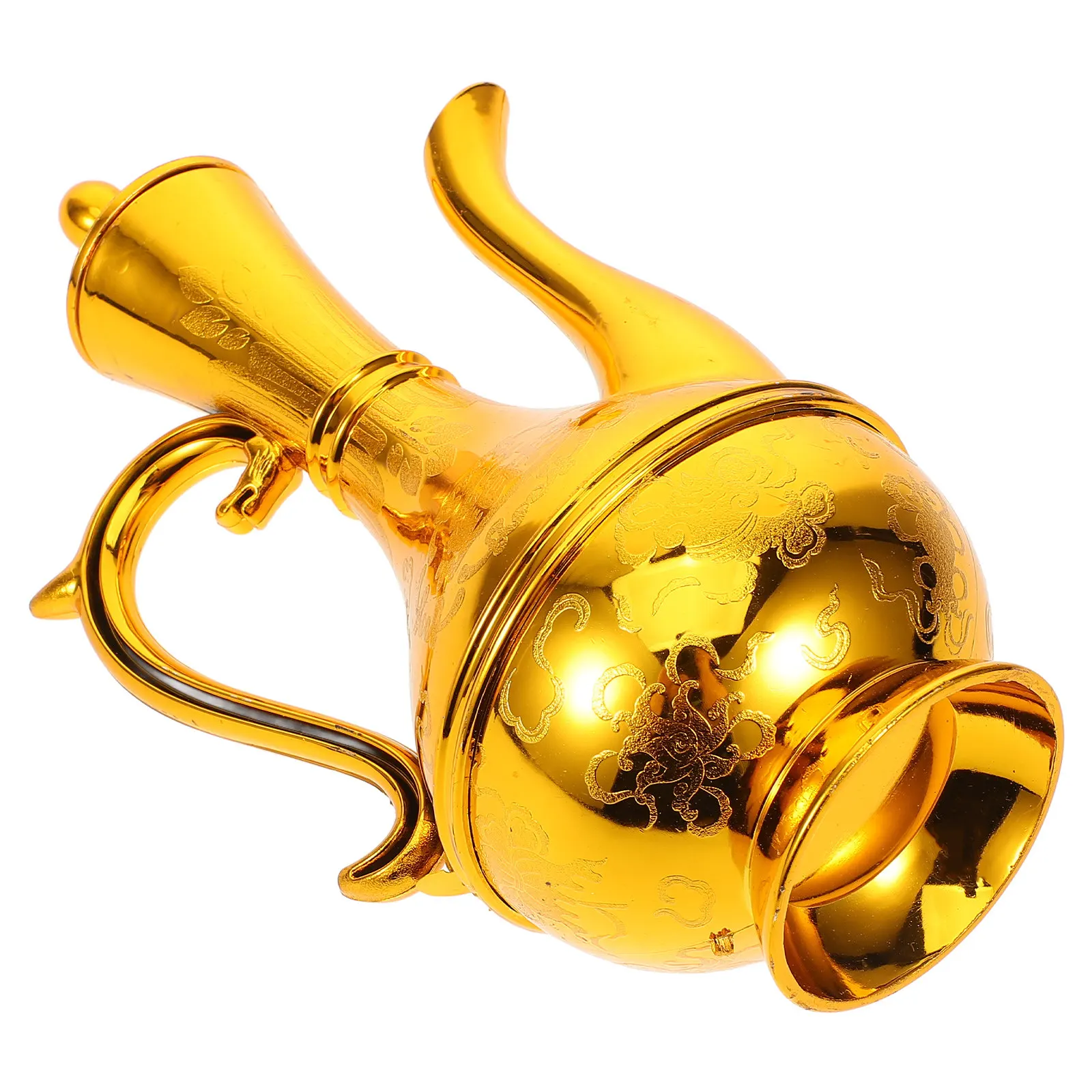 

Smooth Finish Plastic Water Offering Jug Stable Base Bright Color Buddhist Ritual Pot for Home Altar Decoration Gift for Family