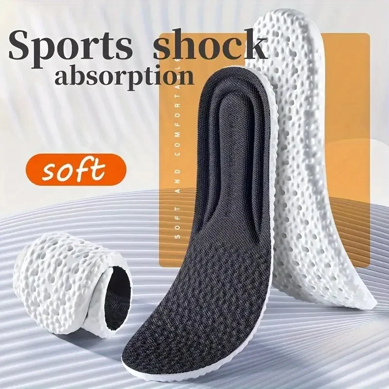 1 paar EVA-material Einlegesohlen Für Schuhe Sohle Schock Elastische Deodorant Atmungsaktive Kissen Sport Lauf Einlegesohlen Für Füße Einlegesohlen