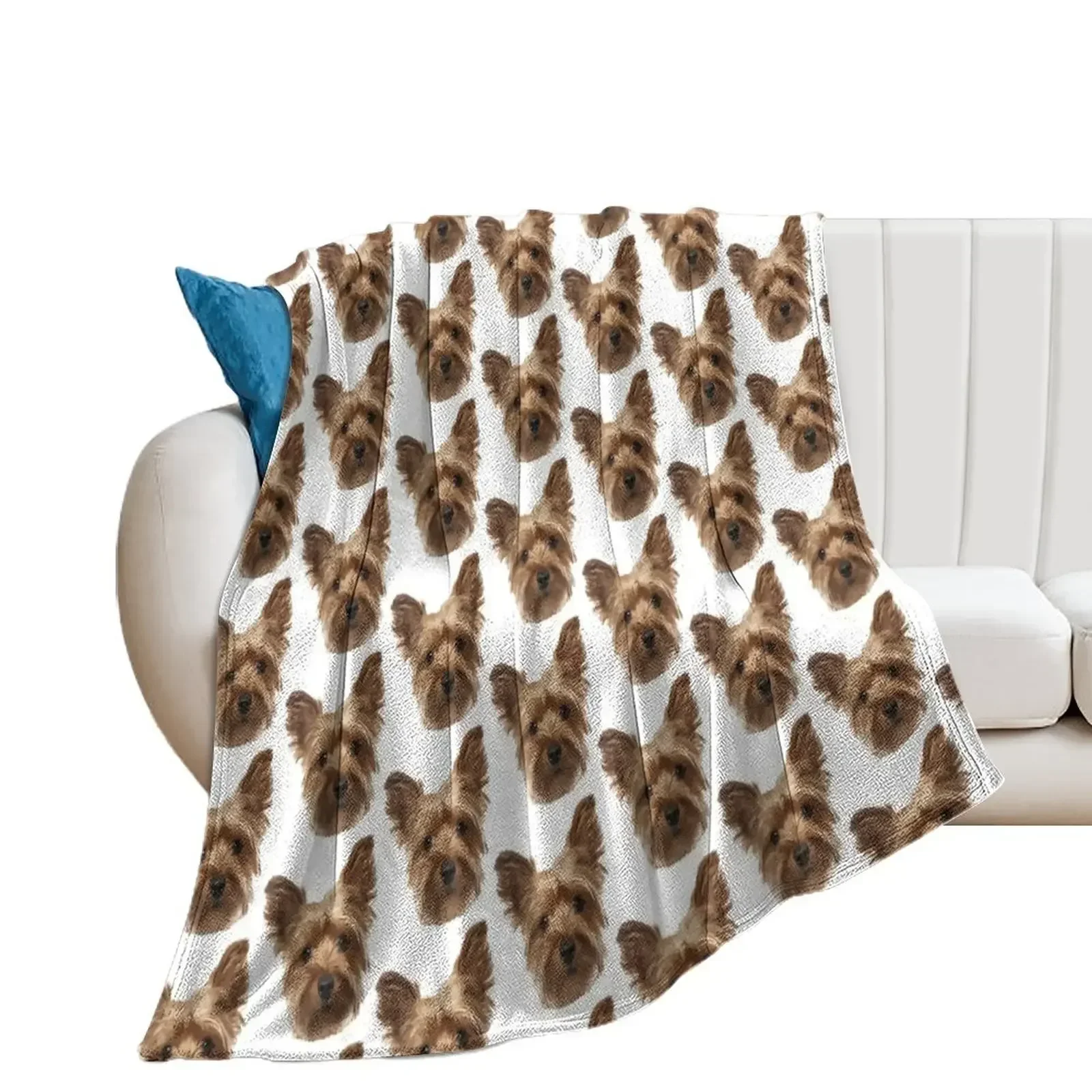 Yorkshire Terrier Throw Blanket Blankets For Bed Furry Decorative Sofa wednesday Blankets