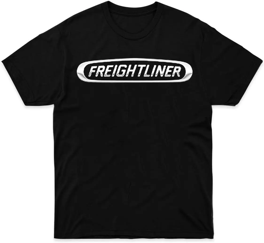 Custom T-Shirt Freightliner Black Unisext T-Shirt Vintage Men Gift Tee