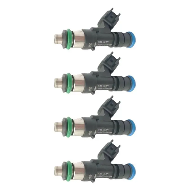

Reliable-For Ford Fiesta 1.6L I4 2010-2013 4Pcs Car Fuel Injector Nozzle 0280158284 AE8E-9F593-BA AE8E9F593BA AE8E-AA, 822-11221