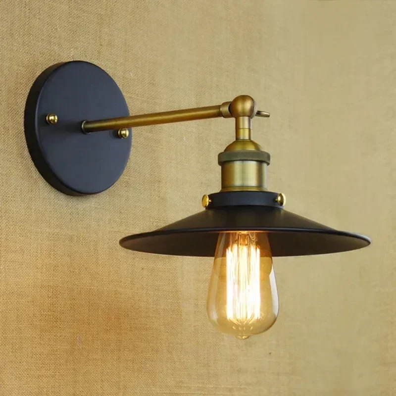 Loft Industrial Wall Lights Loft Retro Sconce Stair Antique Lamp American Stytle Warehouse Bar Cafe Wall Light Deco Lighting