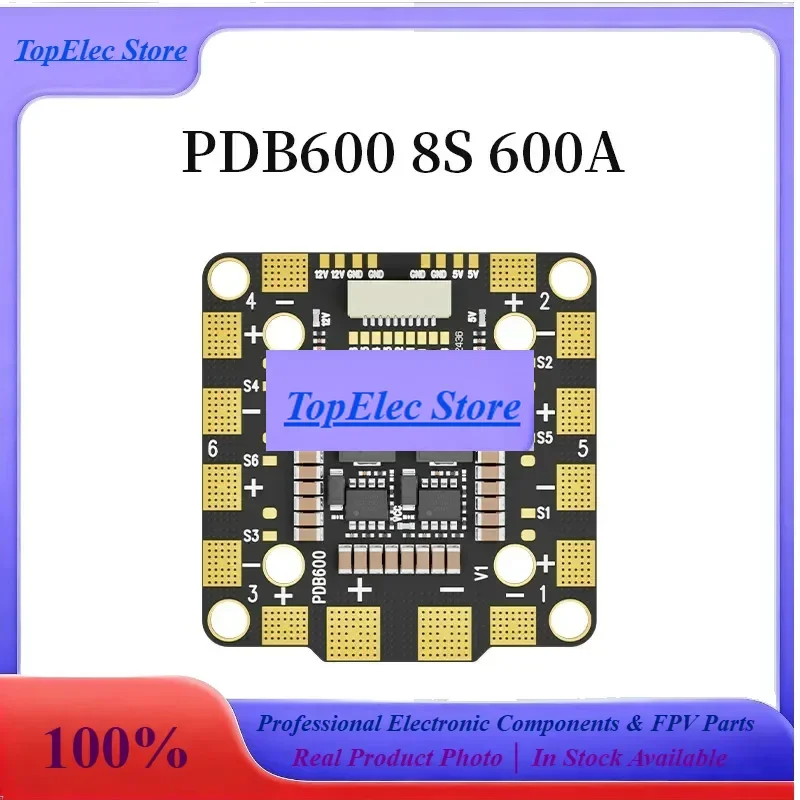 TopessAocoda-RC PDB400 PDB600 Power Distribution Board 400A 8S 12S 600A 8S With Ammeter For FPV Drone Quadcopter And Fixed Wing