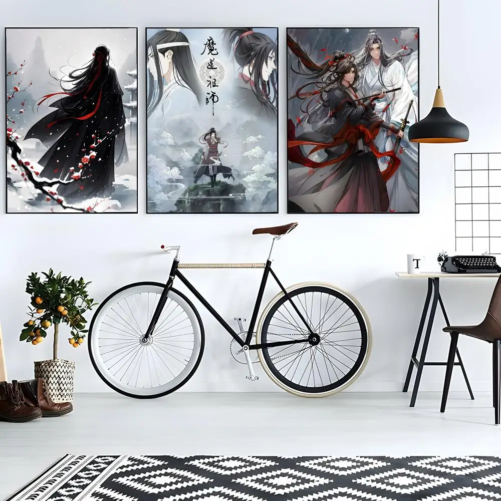 Novel Fantasy Mo Dao Zu Shi Poster Classic Wall Art Home Decor Peel and Stick Unframed