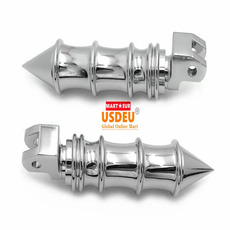 Reposapiés de Bambú para Motocicleta Yamaha V-STAR 1100 V-STAR 650 V-MAX Virage 750 Virage 1100 (Delanteros)