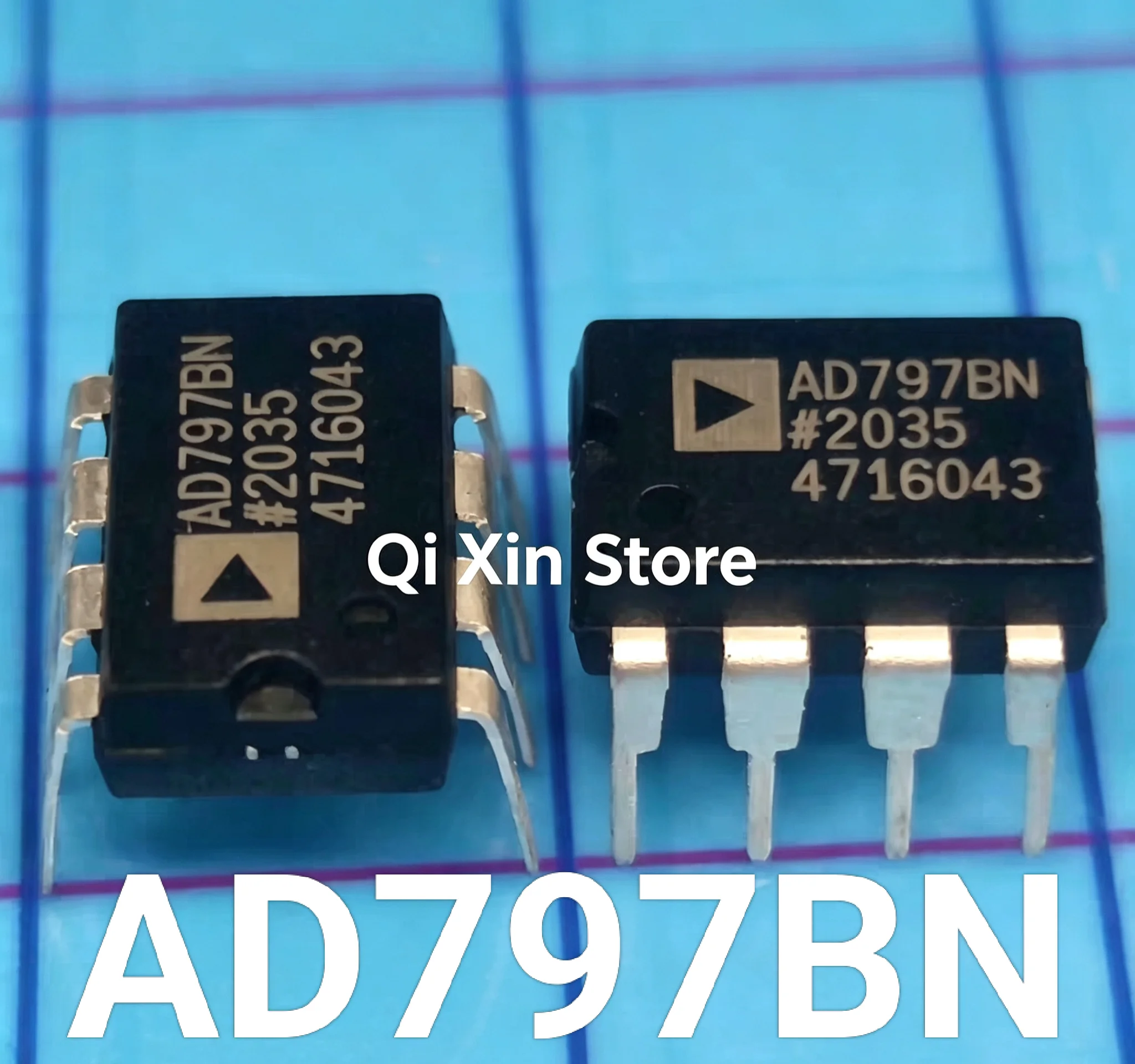 AD797, AD797BN, AD797BNZ – Brand-new, genuine, high-performance single-op-amp in PDIP-8 package