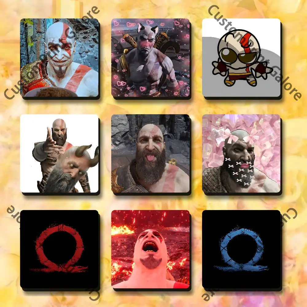 

G-God of W-War K-Kratos Soft Magnetic Refrigerator Magnets Personality Decorations Creative Gifts